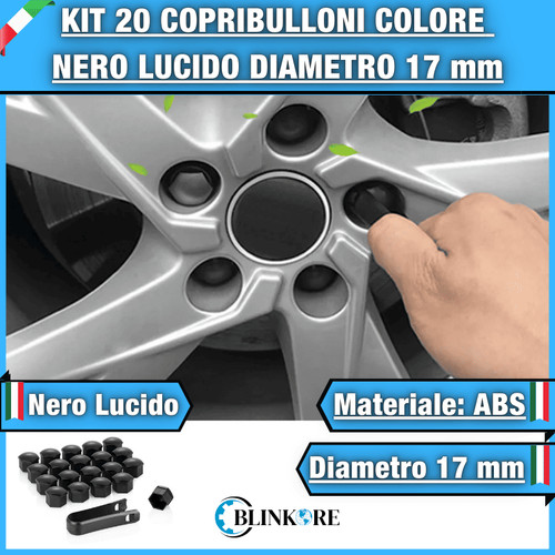 Set cover copribulloni - 20,